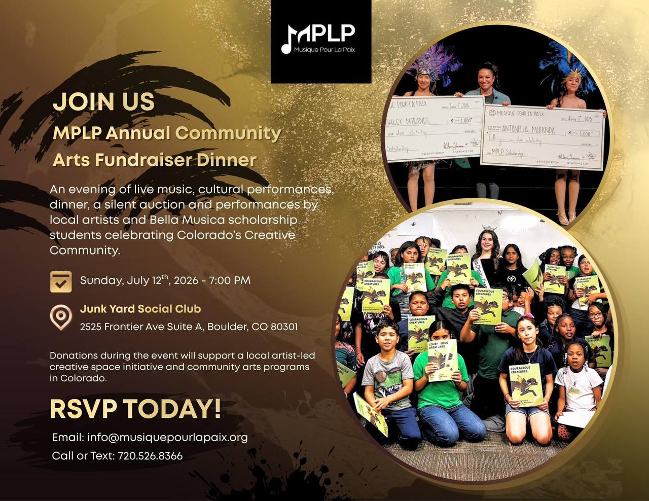 Musique Pour La Paix Fundraiser Gala Poster