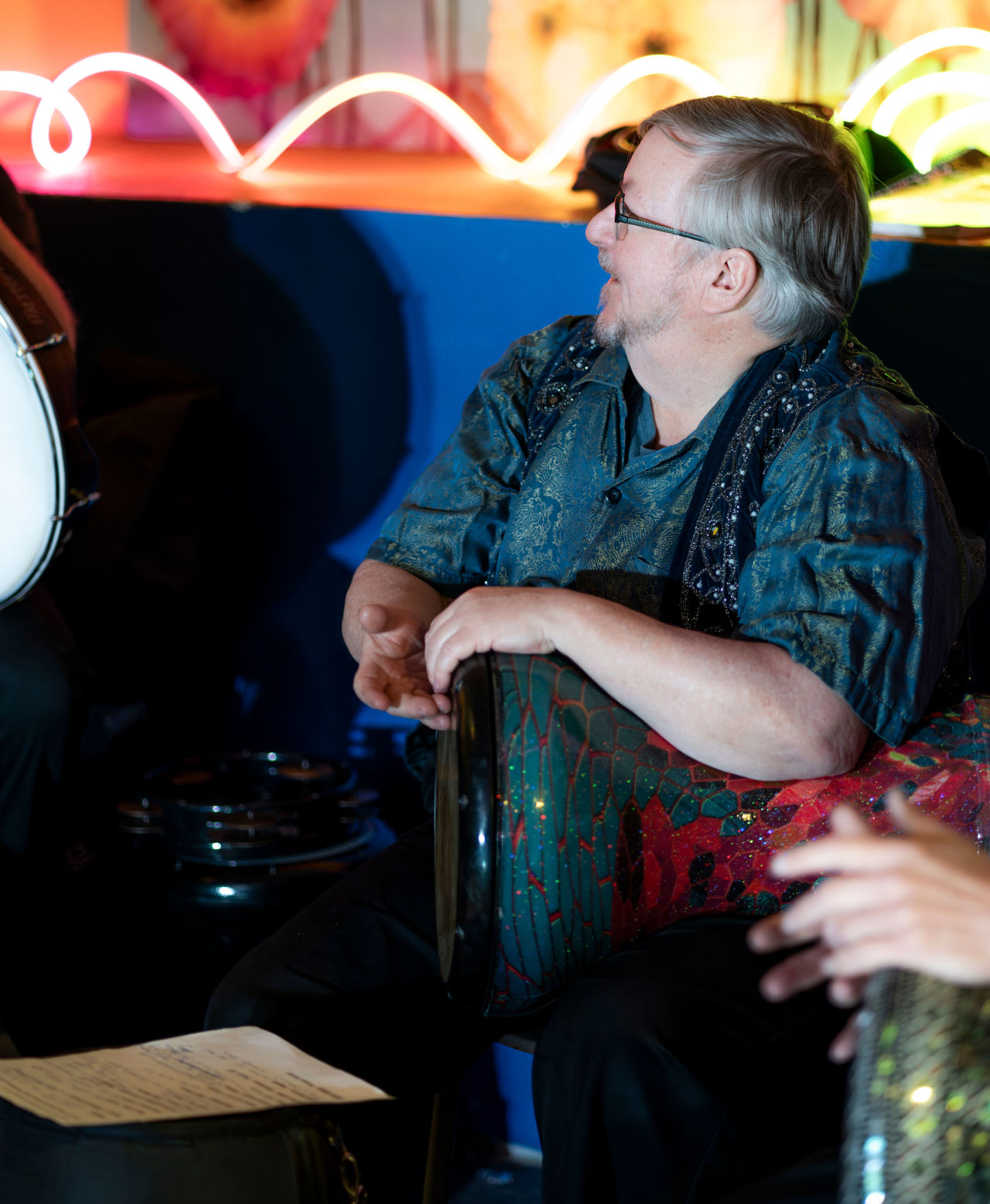James Messerich with Darbuka drumming
